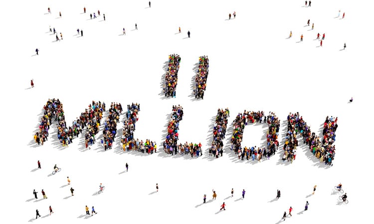 11 million people made from people